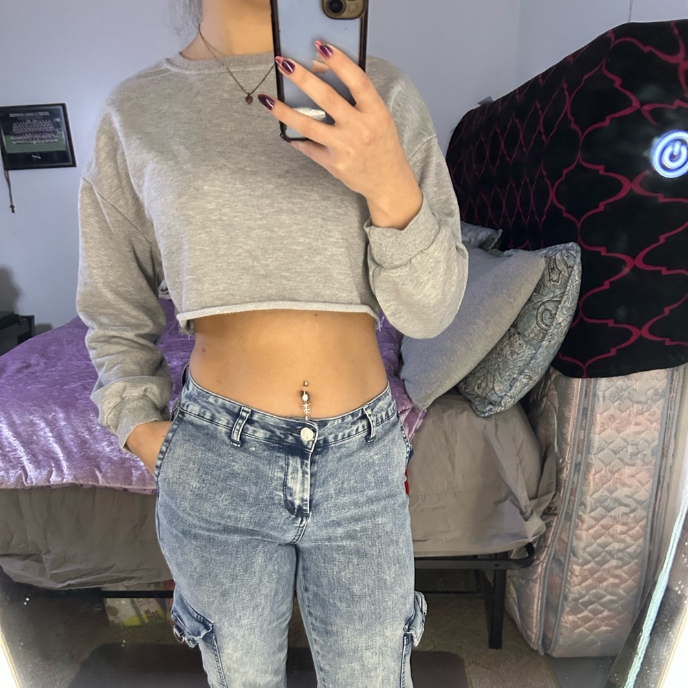 SHEIN High Rise Acid Wash Jeans
